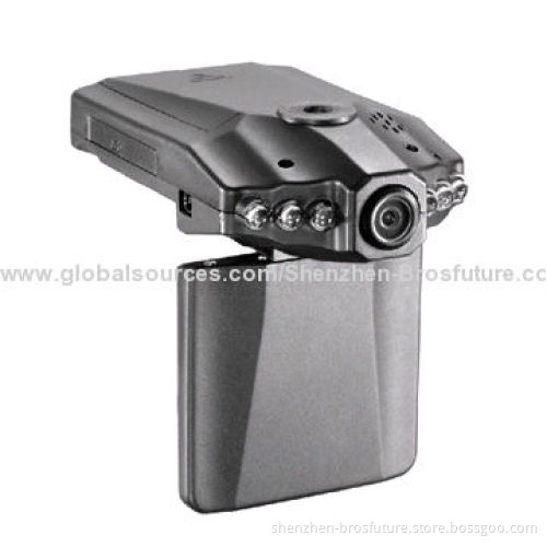 Cheapest IR Light Car DVR, Cheap and Simple, 480-pixel at 30fps, OEM Services AvailableNew